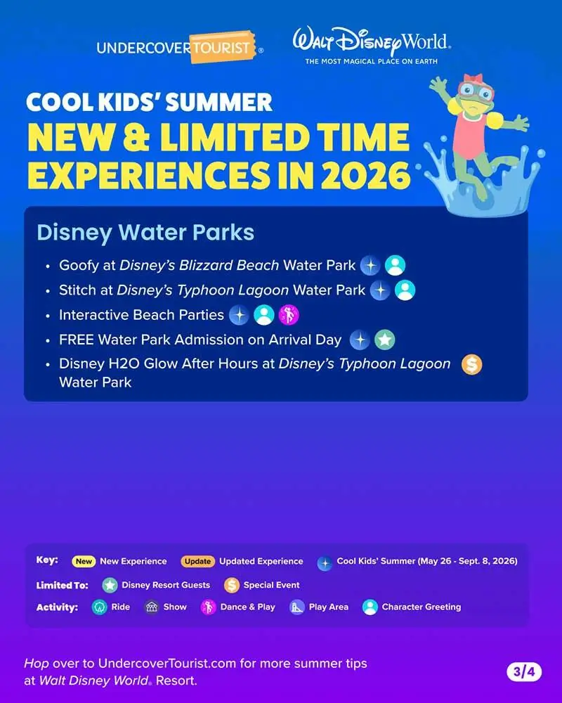 Cool Kids' Summer at Disney Water Parks