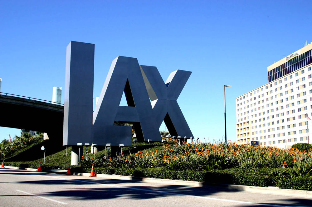 What are some airport taxi or shuttle companies in Los Angeles?