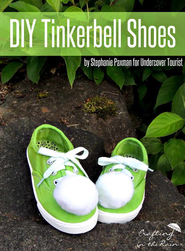 Easy DIY Tinkerbell Shoes for Your 