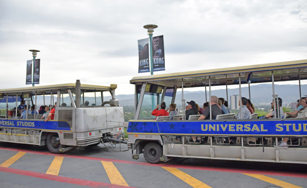 universal studio bus tour