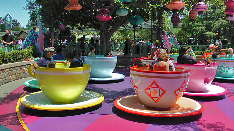 Tea Cups at the Disney Theme Parks 