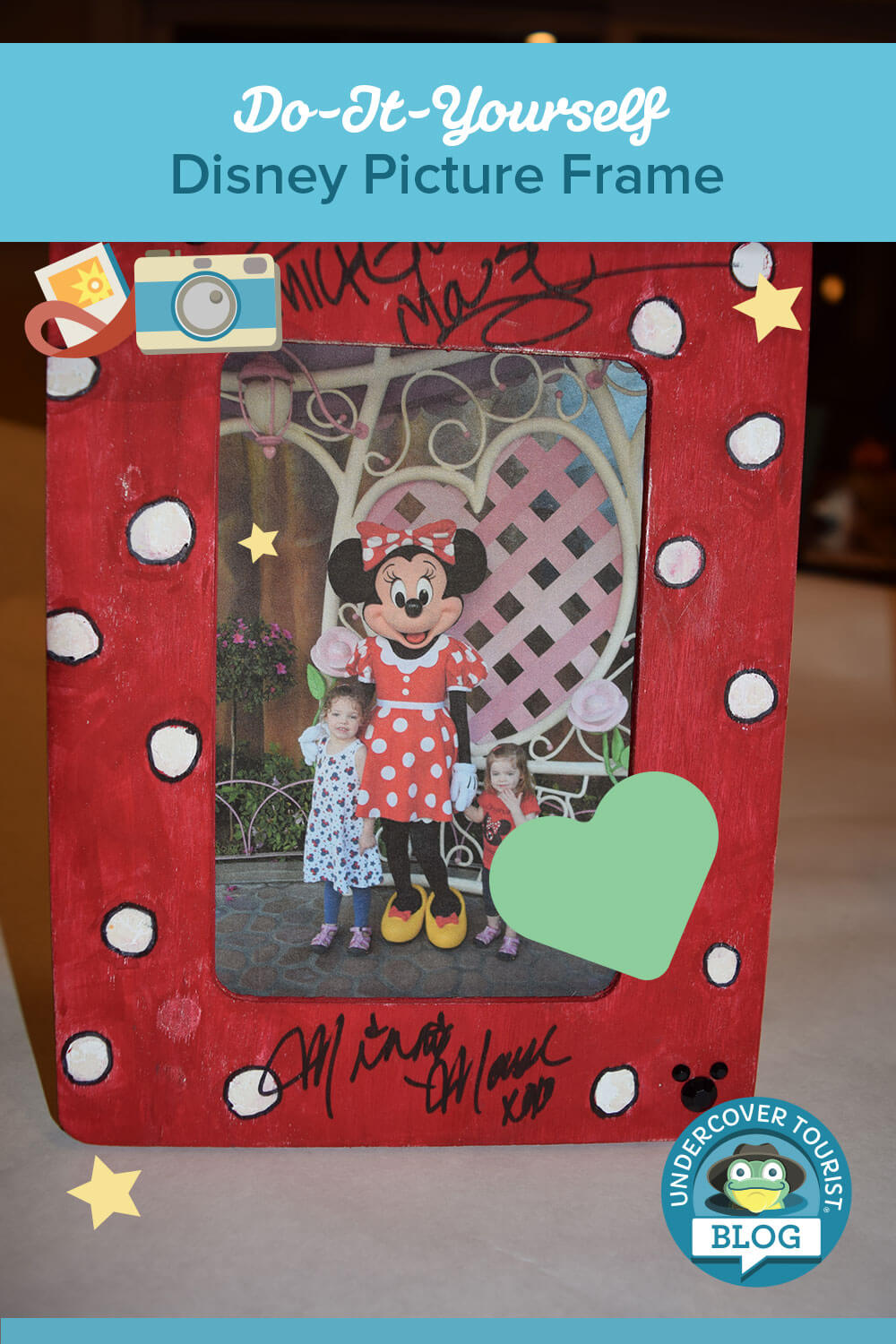 Personalised Splash Disney Autograph Book, Mickey or Minnie Mouse, Land,  World