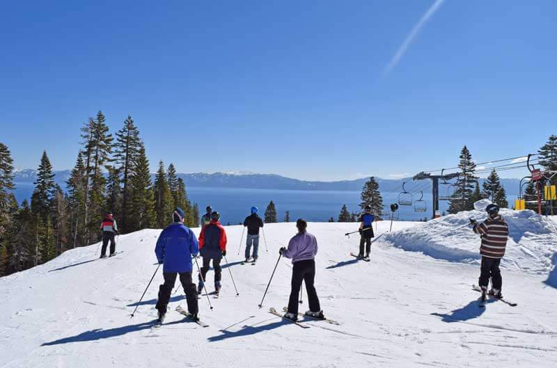 Meilleure station de ski Tahoe pour les familles - Situation