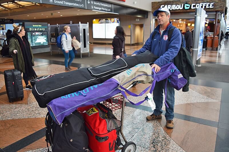 ski holdall with wheels