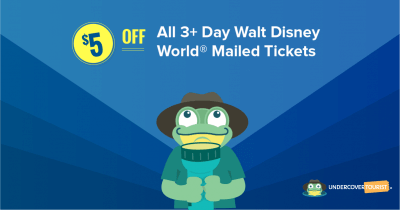 Flash Sale! $5 Off All Physical 3+ Day Disney World Tickets!