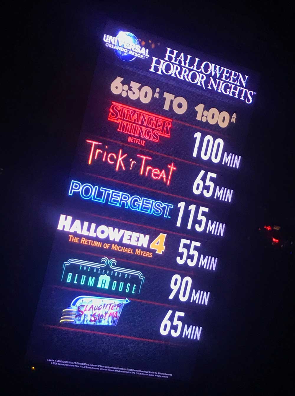 Halloween Horror Nights Survival Guide