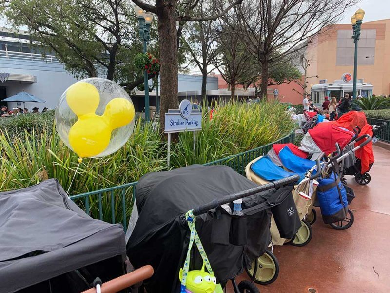 Stroller at Disney World - Stroller Parking at Disney World