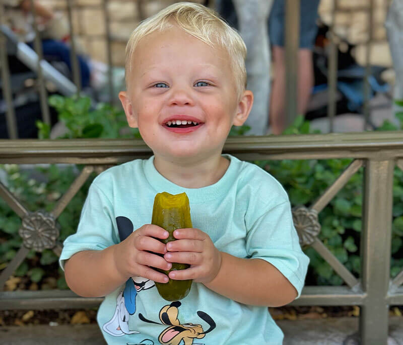 What Makes Disneyland Magical to Me - Toddler eats pickle