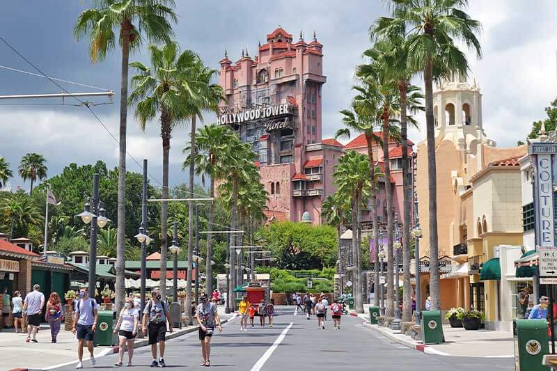 Our Remedies for Avoiding Motion Sickness at Disney World - External View of Tower of Terror