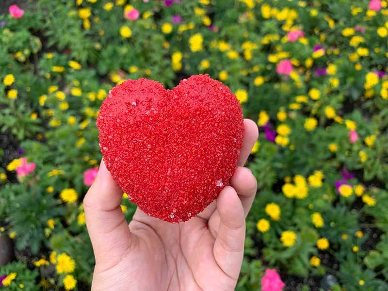 Romantic Things to do at Disney World - Heart-shaped dessert