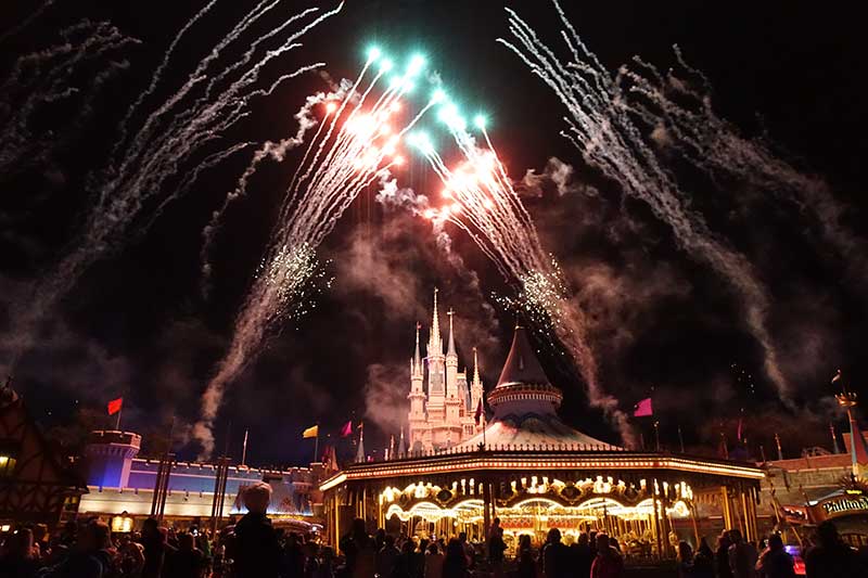 disney magic kingdom fireworks walkthrough