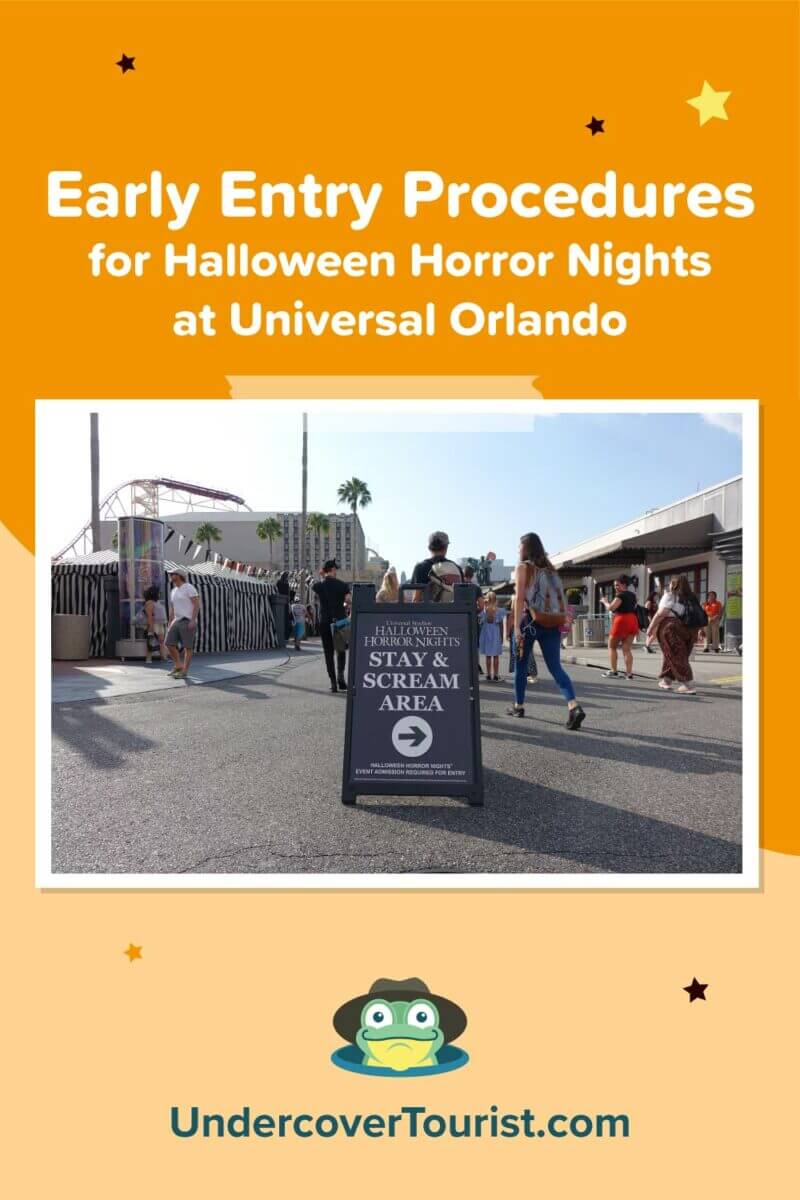Halloween Horror Nights Early Entry at Universal Orlando