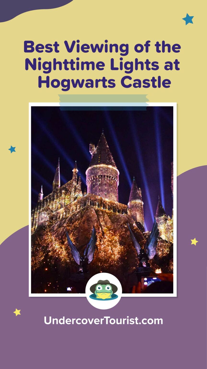 Best Viewing of the Nighttime Lights at Hogwarts Castle