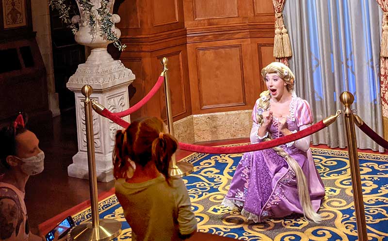 Planning a Trip to Disney World - Princess Greeting