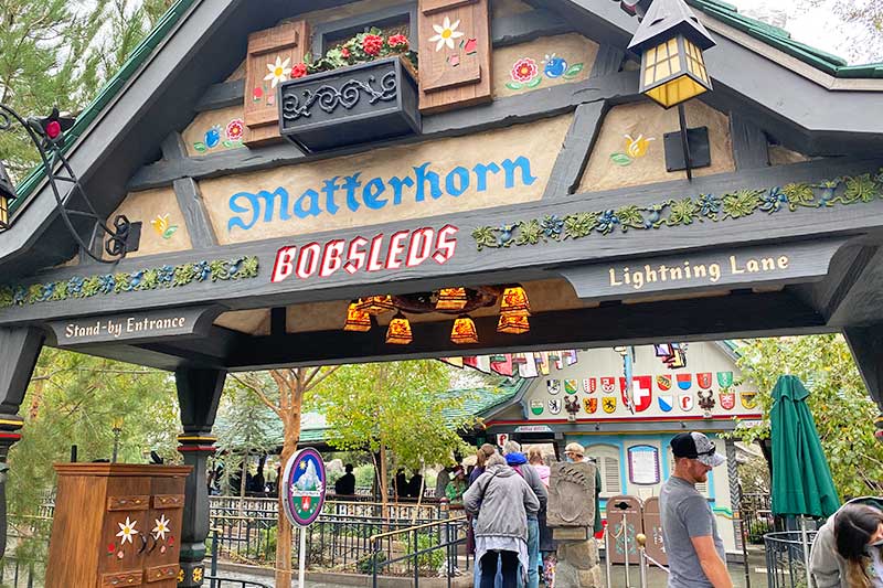 matterhorn map disneyland