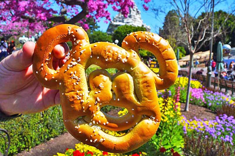 Best Disneyland Snacks - Mickey Pretzel