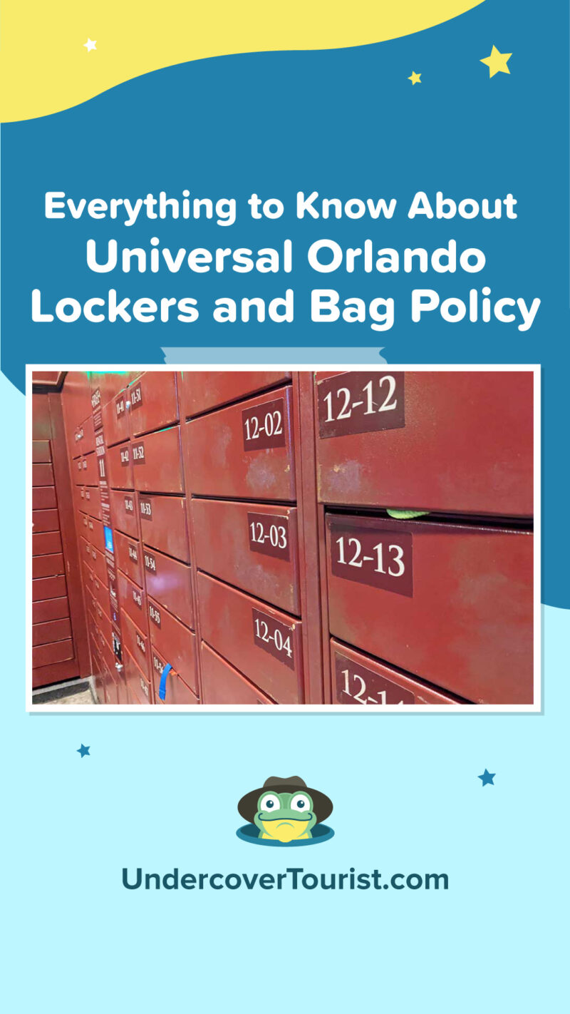 Learn All About the Bag Policy and Lockers at Universal Orlando