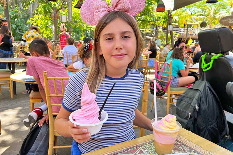 The “Pixar Pier Frosty Parfait” treat from the Adorable Snowman Frosted  Treats shack on Pixar Pier. (Las Vegas Review-Journal)