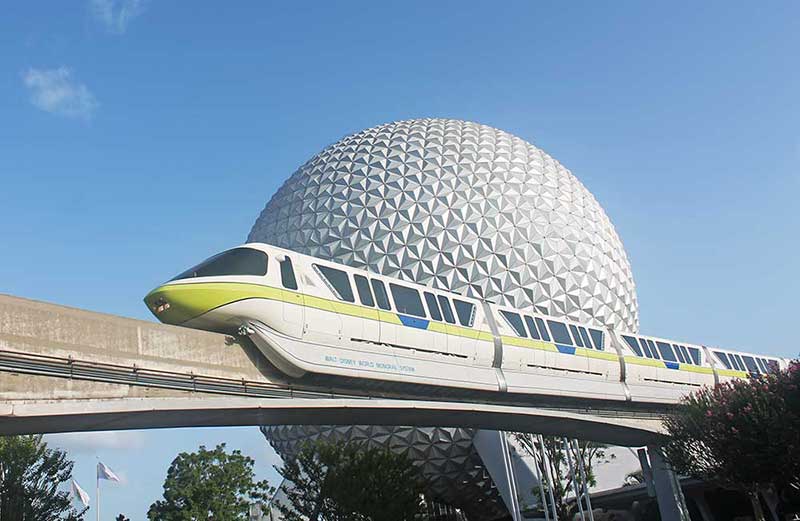 Monorail at EPCOT