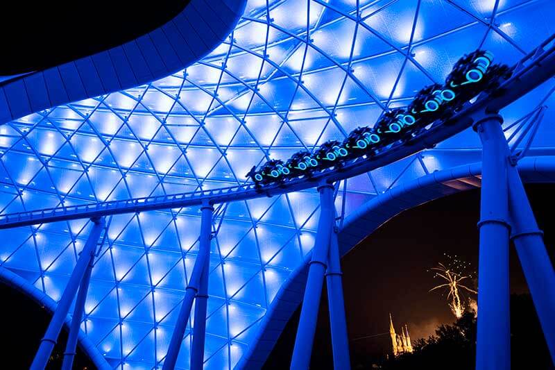 TRON Lightcycle Run at Magic Kingdom