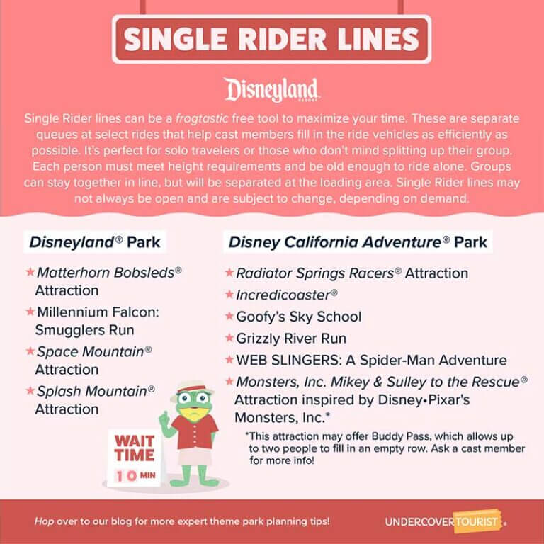 How to Skip the Lines by Using Single Rider at Disneyland