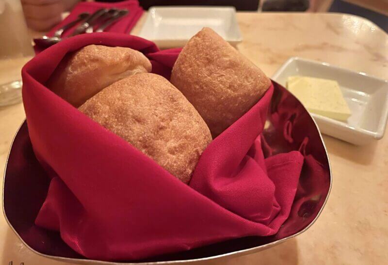 Be Our Guest Restaurant - rolls