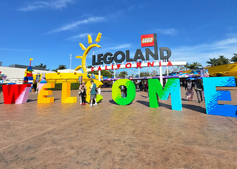 Building a Perfect Day with a Park Plan at LEGOLAND California - Legoland entrance
