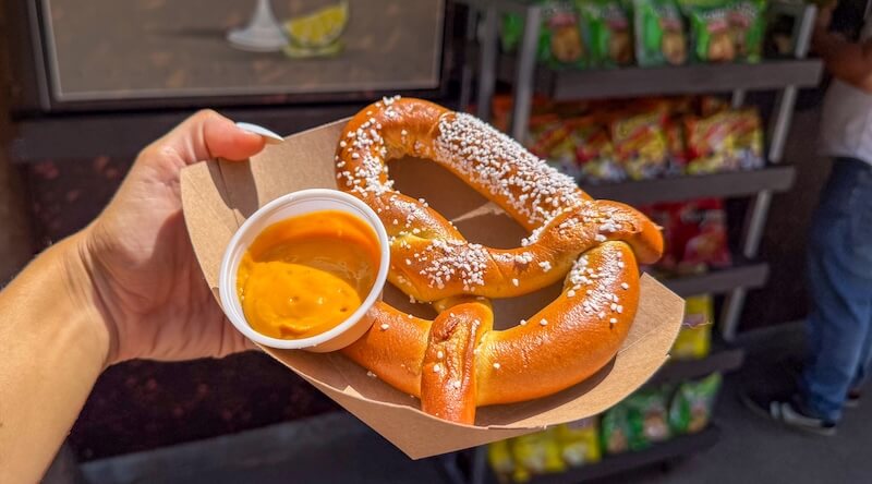 San Diego Zoo Dining Tips: Where to Eat and How to Budget - pretzel and cheese