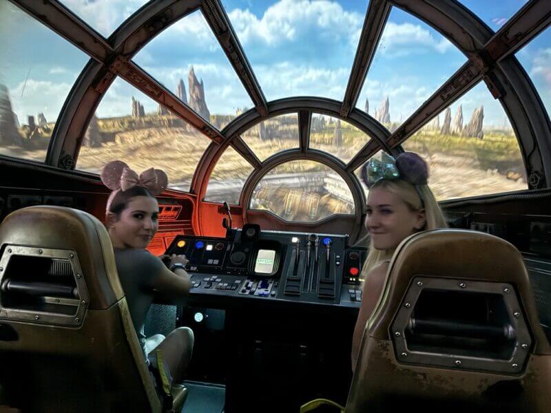 Which Rides Are Available on Lightning Lane at Disneyland? - Teens pilot the Millennium Falcon