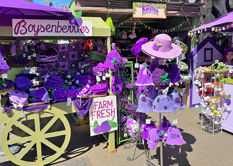 Your Sweet and Savory Guide to the Boysenberry Festival at Knott's Berry Farm - Craft booth