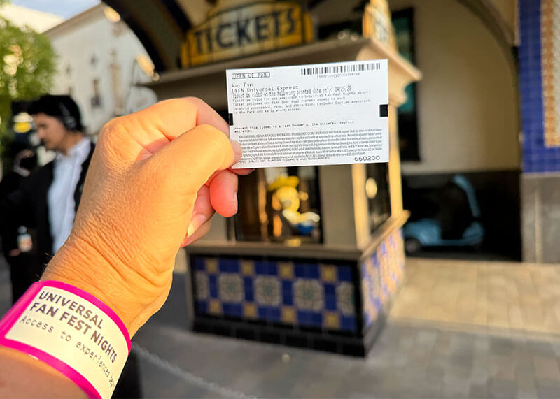 How to Maximize Your Time at Fan Fest Nights at Universal Studios Hollywood - Express ticket