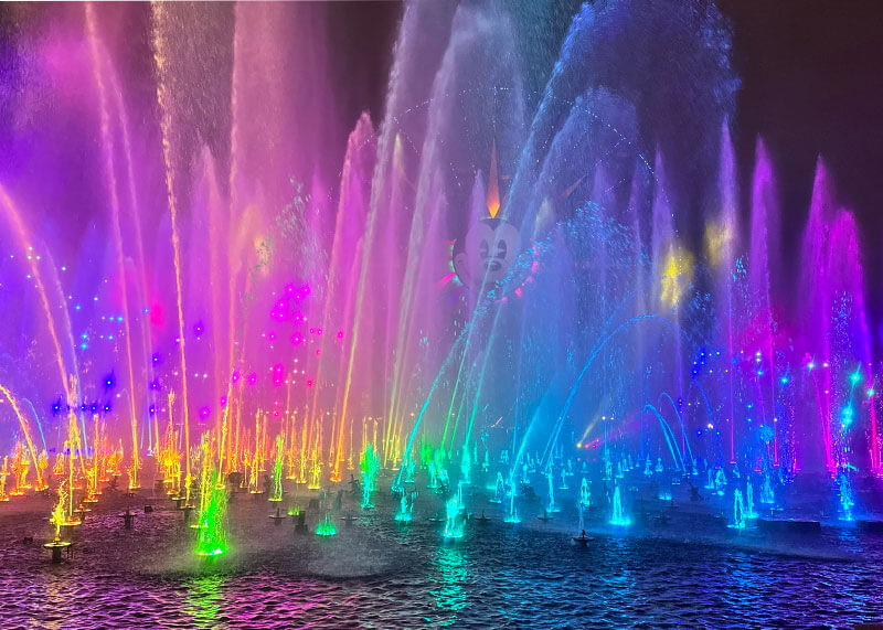 Best Ways and Places to View World of Color Happiness! at Disneyland - Pretty Fountains