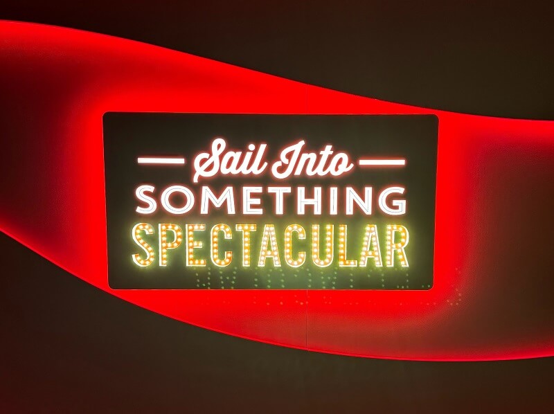 Virgin Voyages Cruise - Sail Into Something Spectacular Neon Sign