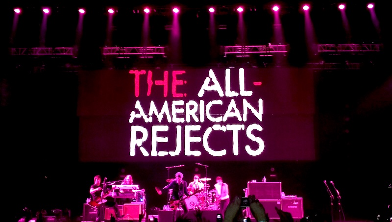 The All-American Rejects “Wet Hot All-American Summer” 2025 Tour Guide - All-American rejects performing on stage