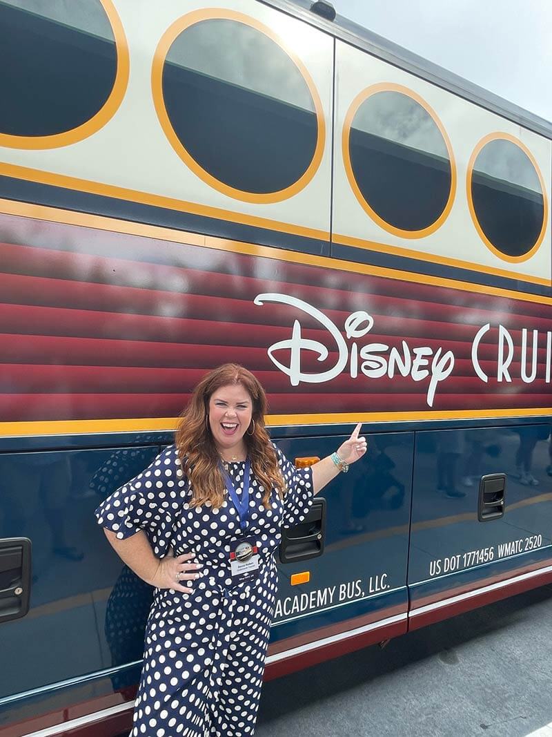 Disney Cruise Transportation - Disney Cruise Line bus