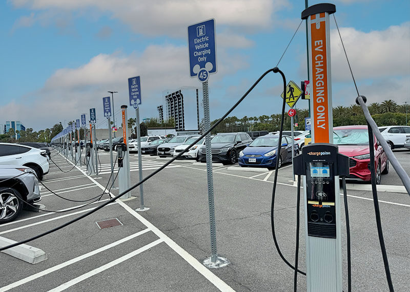 Where to Park at Disneyland Resort - Downtown Disney electric vehicle chargers