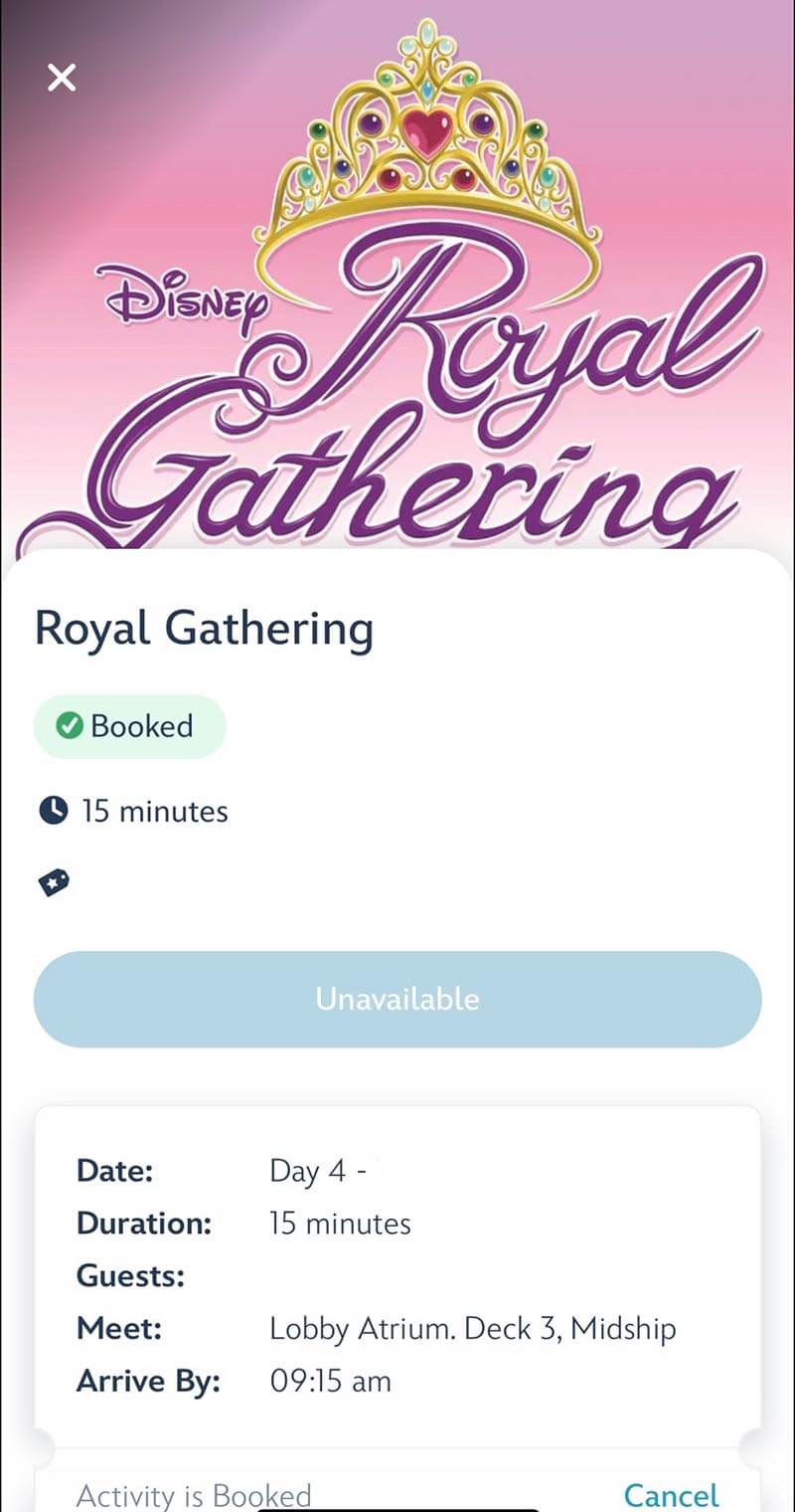 royal gathering disney cruise - Princess Belle