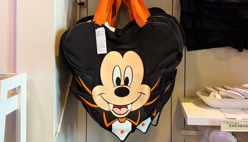 The Frog Family's Wish List: New Disneyland Merchandise in August 2025 - Vampire Mickey tote