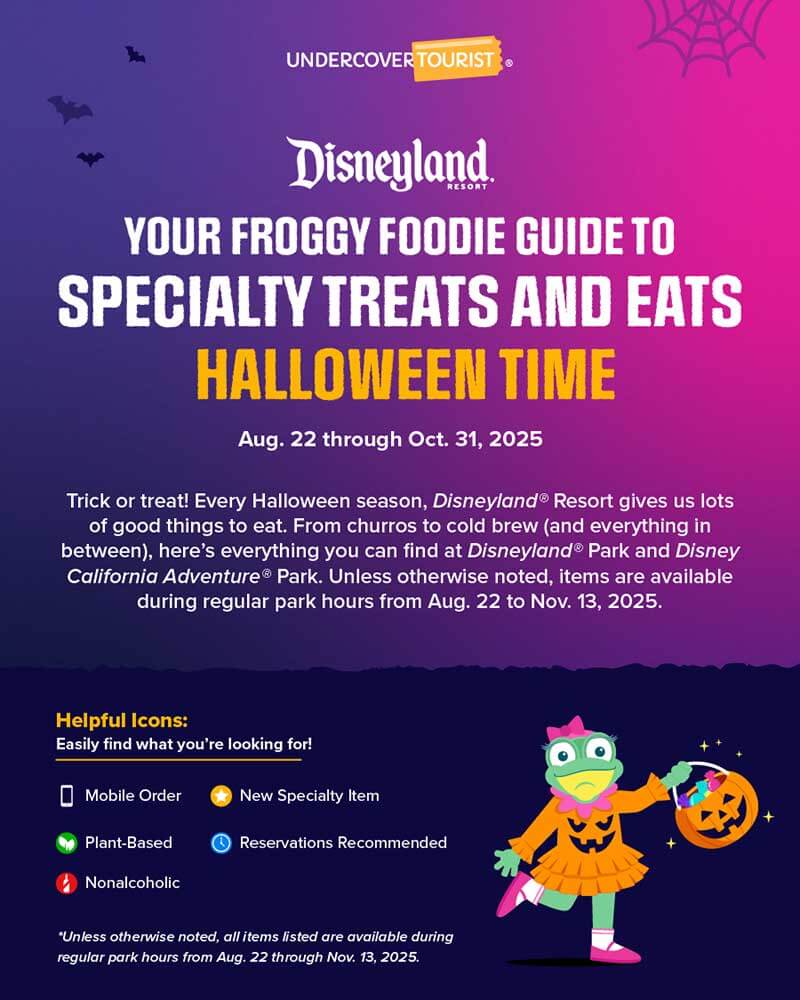 Disneyland Halloween Food Guide - Infographic Cover