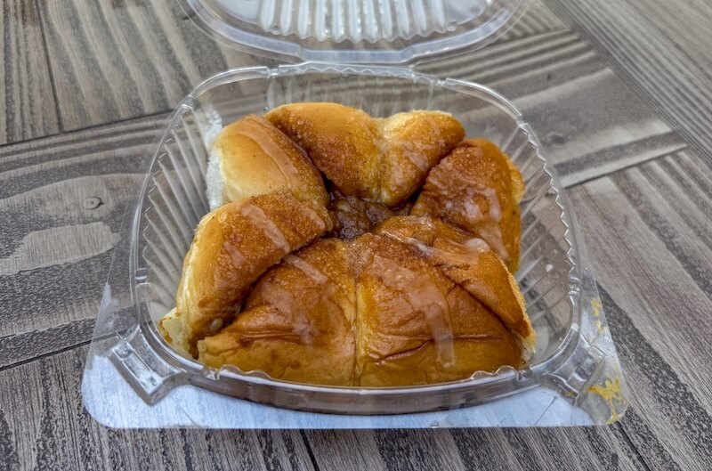 Your Guide to Ghoulishly Good Disneyland Halloween Time Food - Pumpkin Spice Cream Cheese Bread