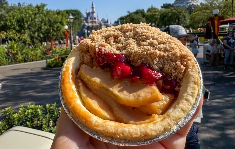 Your Guide to Ghoulishly Good Disneyland Halloween Time Treats - Pear Cherry Cheese crumble