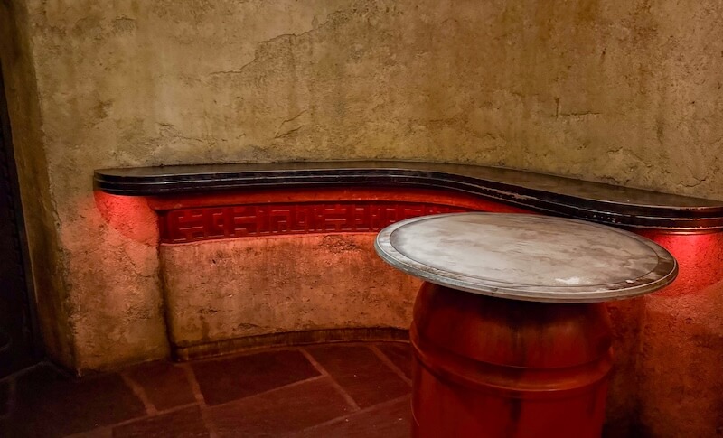 Punch it Chewie! We're Headed to Oga’s Cantina at Disneyland - Standing tables