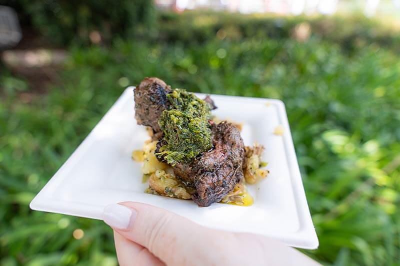epcot food and wine festival 2025 menu - Grilled Beef Skewer