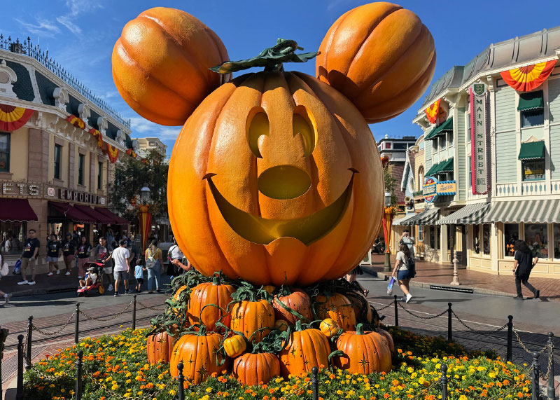 Full ~Frogtastic~ Guide to Disneyland Events - Mickey pumpkin