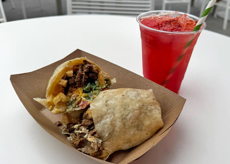 Your Guide to Ghoulishly Good Disneyland Halloween Time Food - Oogie Boogie Burrito and Splash