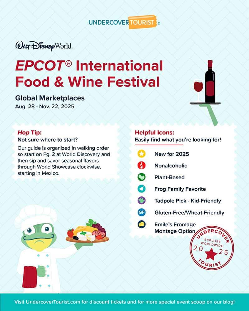 Epcot International Food and Wine Festival Menus - Infographic
