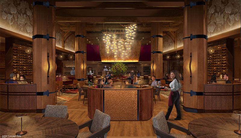Disney's Grand Californian Hotel - Napa Rose art