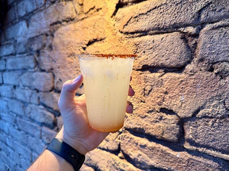 halloween food Disney World - Hot Honey Lemonade