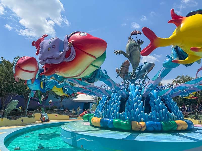 Islands of Adventure Height Requirements - One Fish, Two Fish