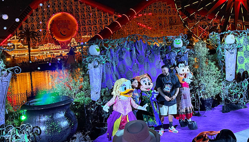 Our Oogie Boogie Bash Party Park Plan to Maximize Your Time - New Sanderson\ Sisters area with bubbles